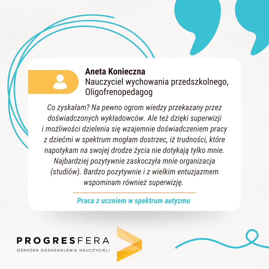 Opinia absolwentki lub absolwenta