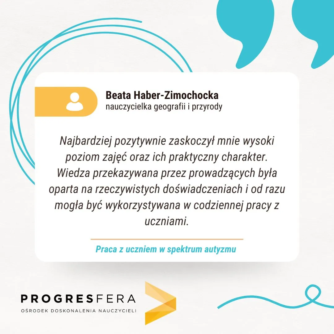 Opinia absolwentki lub absolwenta